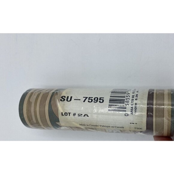 Wallpaper Border SU-7595 Leaf Scrolls Beige Green NOS Unopened Crafts DIY Decor - Picture 11 of 11